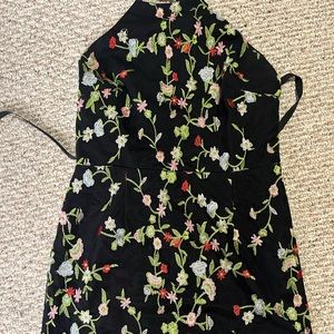 Gianni Bini - mini embroidered back corset - size 10